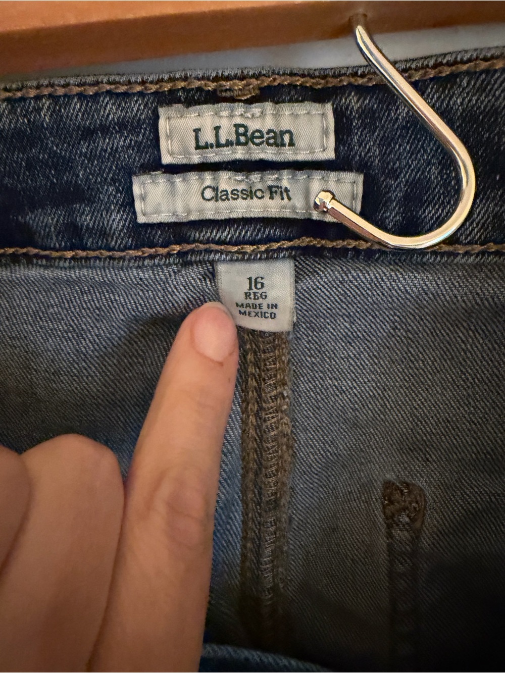Women's Wide-Leg Blue Denim Jeans - Picture 4 of 5